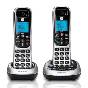 Motorola CD4012 DECT 6.0 Dual Handset Digital Cordless Telephone with Answering Machine