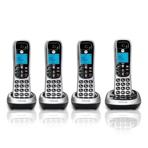Motorola CD4014 DECT 6.0 Multi Handset 4 Digital Cordless Telephone with Answering Machine